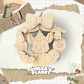 Minimal x Chilla’s Planet 限定咬木玩具 - 聖誕花圈